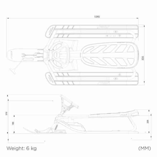 Luge Bébé Stiga Cruiser Verte 